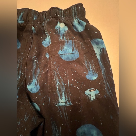 SPEEDO BOYS BLUE JELLYFISH PRINT SWIM TRUNKS/SHORTS. SIZE MEDIUM (10-12) - Picture 2 of 10